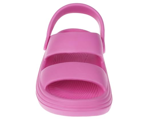 Image of Foamwalk Girl's EVA Slides Fisherman, Buckle Clogs Kids Cloud Slides - Slip On Sandals for Girls Toddler /Little Kid /Big Kid