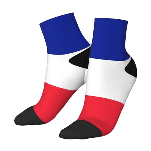 French flag print Men's Athletic Socks for Sports Outdoor Sports Socks for Men and Women Hiking2