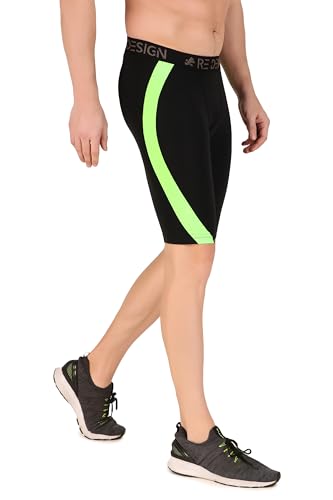 Image of ReDesign Apparels Nylon Compression Shorts Tights for Multi Sports (Color Options)