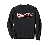 Visual Kei Vintage Varsity Distressed Throwback Style Sweatshirt