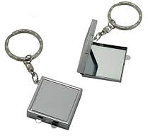 Sublimation Keychain Keyring Pocket Mirror
