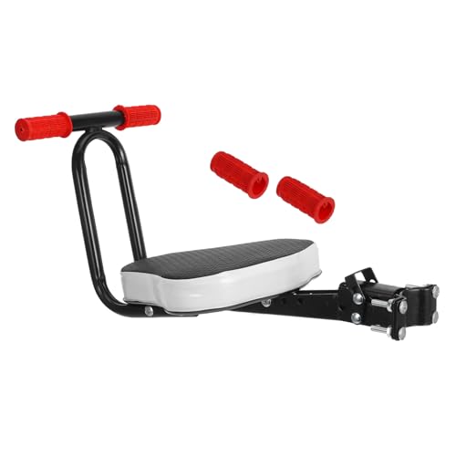 HONITANO Asiento Bicicleta Delantero Plegable para Soporte Reforzado y Ajustable Cómodo y Seguro para Paseo Familiar Compatible con Bicicletas Eléctricas Color Negro