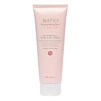 Natio Australia Rosewater Hydration Moisture Rich Hand & Nail Cream 100ml - Hydrating Hand Cream for Dry Hands - Rose Scented Hand Cream - Made in Australia