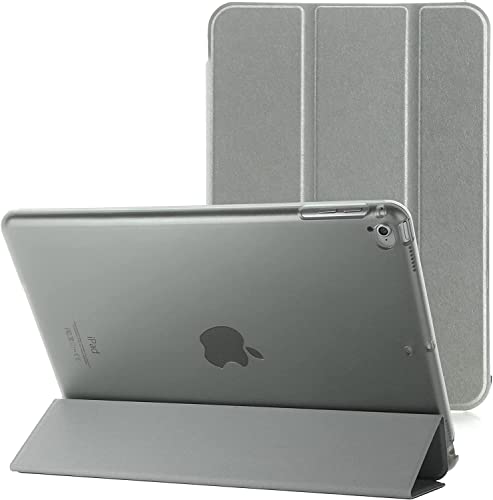 Smart Case for iPad Mini 1, 2 & 3 (2012, 2013, 2014) Magnetic Cover with Auto Sleep/Wake Function (Silver)