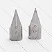 YOUNAFEN 5PCS Straight for Pen Nibs EF/F Pen Tip Replacement Fit for Most Fountain Pens Student Writting Tools Accessorie Fountain Pen Nibs Replacement Fine Broad