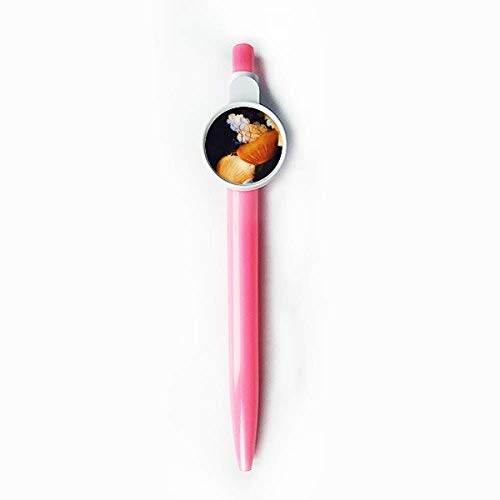 Stylo à bille rétractable bleu motif méduse tropicale DIYthinker