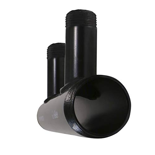 Image of Midline Valve SH2-1434-7-5 Steel Manifold, 1-1 /4'' Base 2 Ports of 3 /4'' 7'' Spacing, Black, 5 Pack