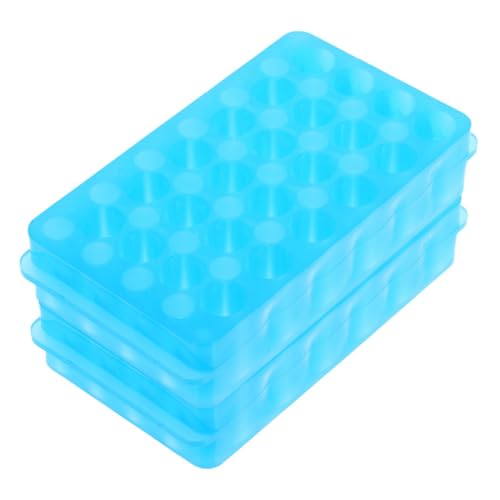 NAMOARLY 24-hole Tube Holder Rack Space-saving Test Tube Rack Built-in for Biochemistry Use