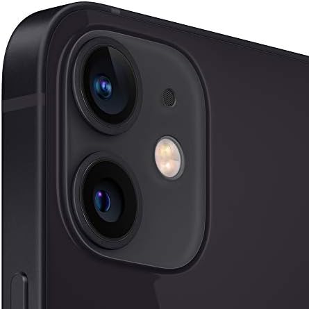 Apple iPhone 12 mini (256GB, Black) [Locked] + Carrier Subscription