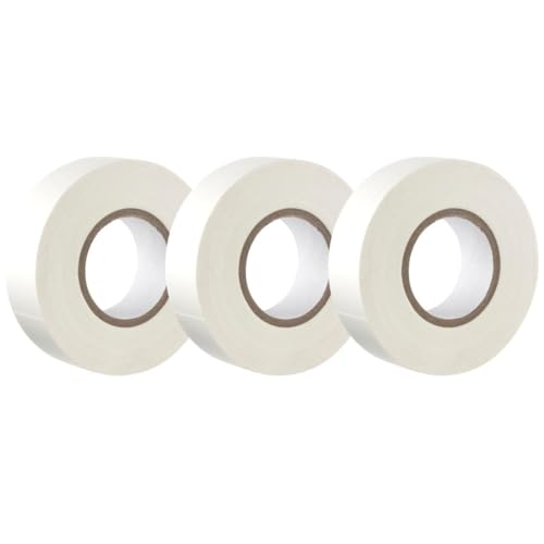 GTSE White Electrical Tape, 19mm x 20m, Strong Self-Adhesive PVC Insulation Tape for Insulating, Repairing and Protecting Electrical Wires, 3 Rolls