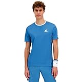  Le Coq Sportif - Camiseta para hombre, azul, XXL