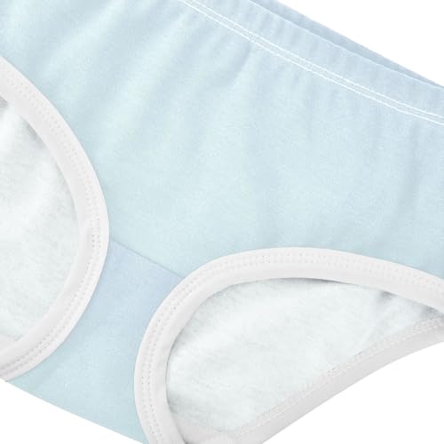 Joisal Elegant Blue Light Cyan Gradient Toddlers Underwear Floral 2t Cotton Girl Panties Cute Cartoon Kids Undies Briefs4