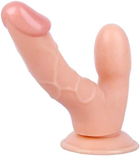 Double Dildo with Suction Cup, Adults Toys for G-spot Anal, Real Penis Sex Toy for Women, Men and Couples