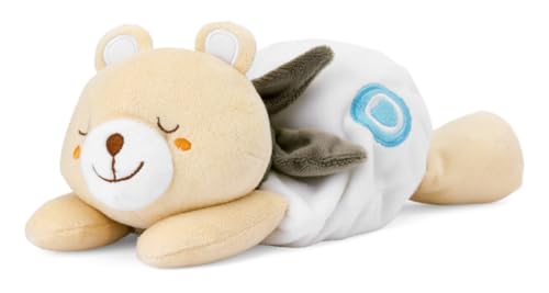 Ours en peluche bouillotte micro-ondes Chicco doudou coliques bébé