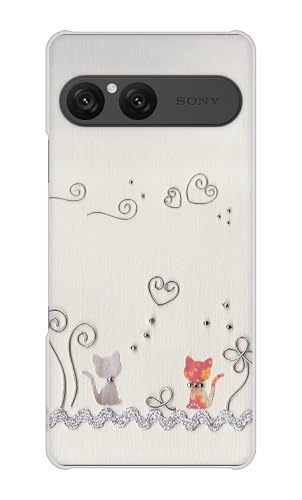 docomo Xperia 10 VII SO-52F ハード ケース カバー 1103 クラフト写真 ネコ (ワイヤー1) 素材クリア UV印刷 受注生産品