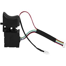 Electric Drill Switch, Adjustable Speed Trigger, Brushless Drill Switch Replacement, CW CCW Drill Trigger Switch Fit, Power Tool Switch
