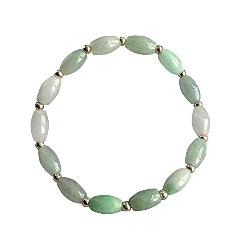 Jade naturel de Birmanie et argent 925 le bracelet idéal à offrir homme femme