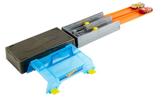 Hot Wheels Mallette De Course CFC81 - Valisette de rangement rigide avec poignée