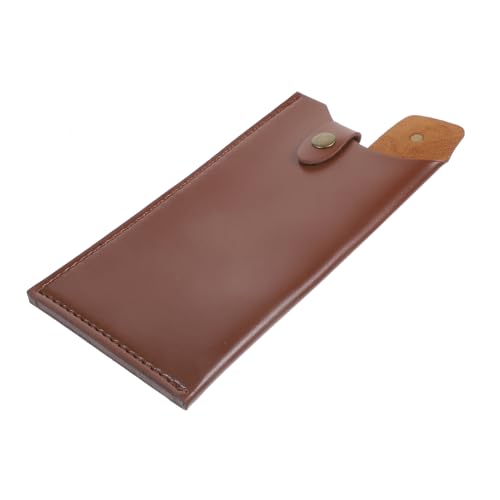 VALICLUD Funda Para Cuchillos De Cuero Artificial Para Cuchillos De Cocina, Cubierta Protectora Resistente Oxidación, Tamaño Mediano, Uso Para Transporte y Almacenamiento, Diseño Práctico y Ligero