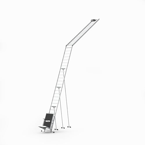 Roof Topper Schrägaufzug - Profi- Bauaufzug, 12m Leiterlift, Dachdecker-Aufzug