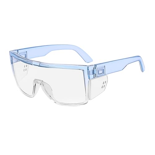 Image of UV400 Transition Photochromic Safety Glases Light to Dark Grey Lens ANSI Z87 Impact Approved