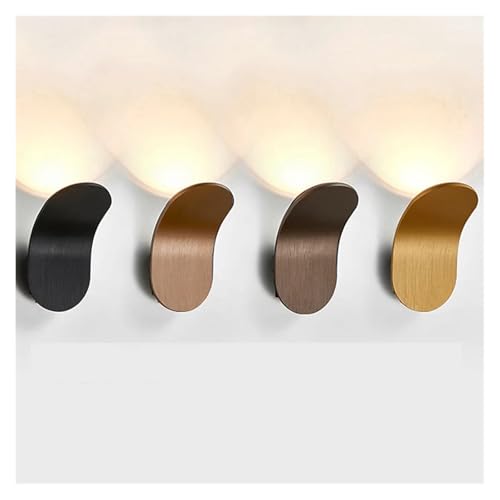 Applique murale moderne à LED lampe créative dorée pour lit et couloir - 7