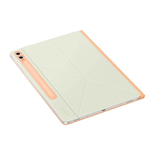 Image of SAMSUNG Galaxy S10+ | Tab S9+ | S9FE+ Smart Book Cover, Tablet Protection Case, Portrait and Landscape Modes, Detachable Platform, Auto Screen On /Off, US Version, Orange