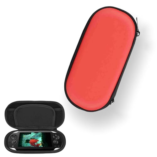 WGFOIP Étui de Rangement, étui Rigide Waterproof et Antichoc avec Poche filetée pour Accessoires, Protection complète pour PS Vita, Transport Pratique, 1...