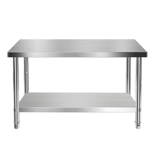 LHXLSH Edelstahl Arbeitstisch Küche 70 * 40cm