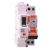 RCBO Typ F Slim Automatische Wiederherstellung 10A C10, Differentialschalter Klasse F Kurve C, 1P+N 6kA 30mA, insgesamt 2 DIN-Module, dreimal rückrüstbar (10s 60s 300s)
