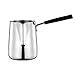 POHOVE Café Turco Olla, Calentador Leche, Acero Inoxidable Cafetera con Mango Largo, Café Expreso Decantador Ergonómico Cafetera para Hogar Restaurante - como Imagen Show, 600ml