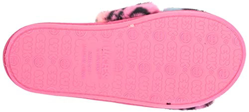 Muk Luks Lukees Women's Lara Slippers,Rainbow Leopard,L #TOP3