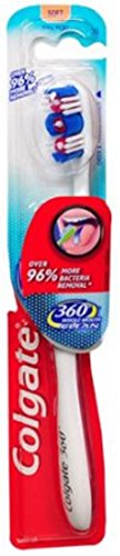Colgate Palmolive Colgate Spazzolino 360 Tutta la bocca pulita testa piena morbida