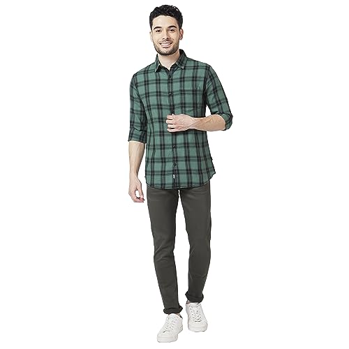 Image of Spykar Men's Slim Fit Low Rise Casual Jeans