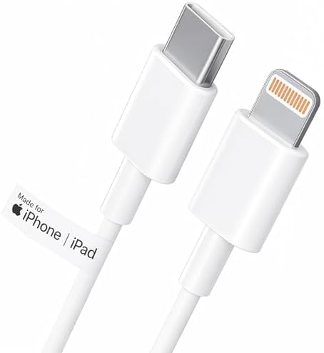 UNBREAKcable USB C to Lightning Cable (1M) | MFi Certified Fast Charging PD Cable for iPhone 15/14/13/12/11/X/8, iPad | Durable Braided Type C to Lightning Charger Cord