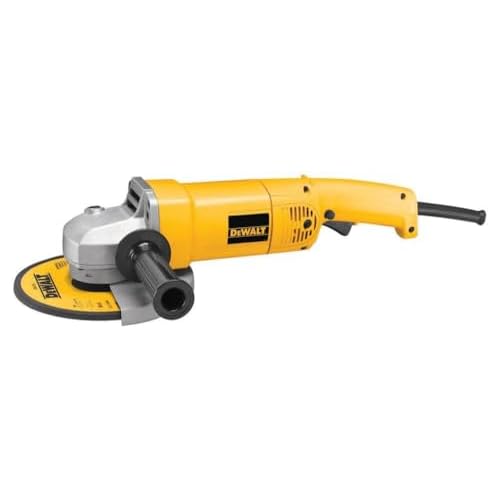 DEWALT Angle Grinder, 7-Inch, 13-Amp, 8,000 RPM, With Dust Ejection System, Corded (DW840)