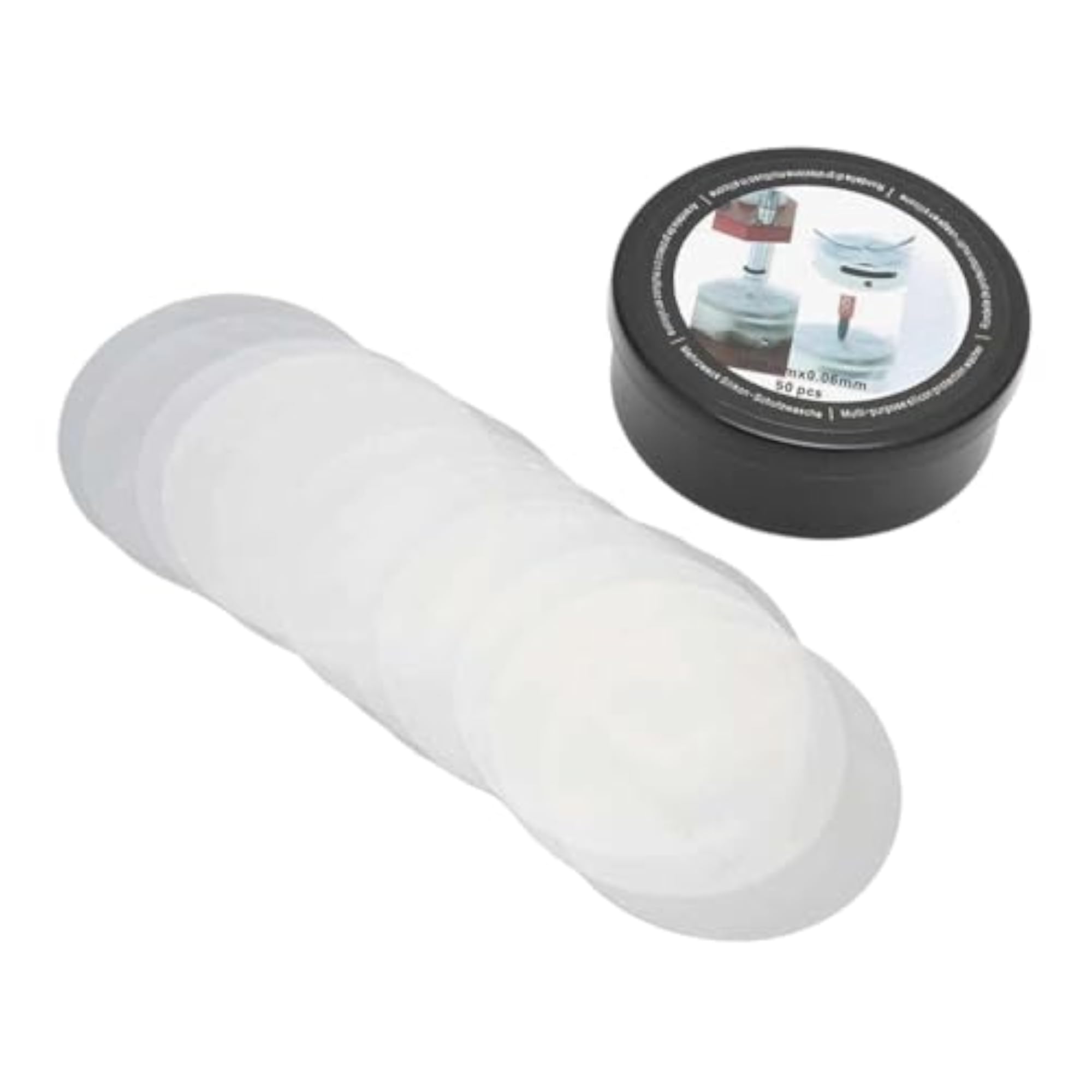 50x Watch Dial Case Back Pads with Storage Box