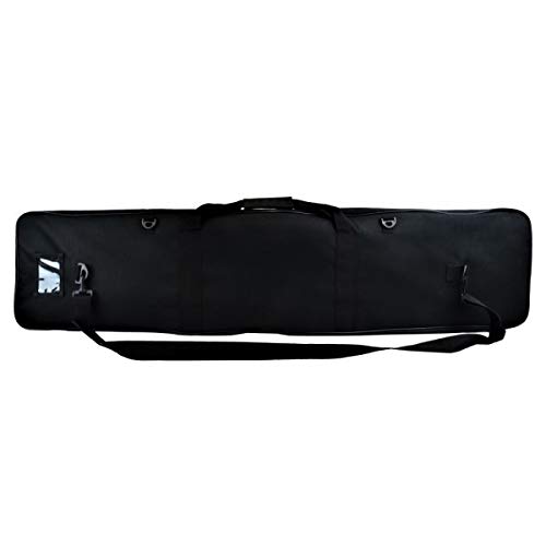 R O Y A L Borsa Valigia Custodia Porta Fucile Softair Imbottitura Interna Chiusura Doppia Zip 130CM (B130) (Nero)