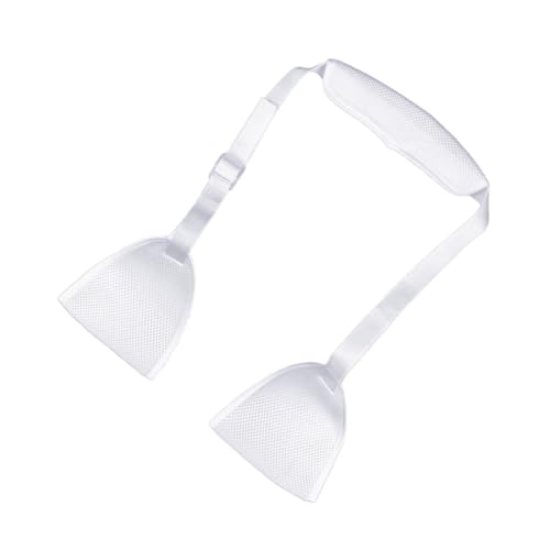 WOFASHPURET Dislocated Arm Sling Medical Shoulder Immobilizer for Broken Fractured Arm Support Brace with Comfortable Padding Reversible Design White