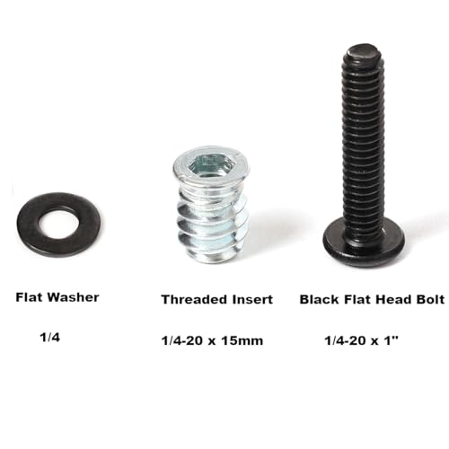 Inserts filetés bois 1/4-20 pour fabriquer et démonter vos meubles - 3