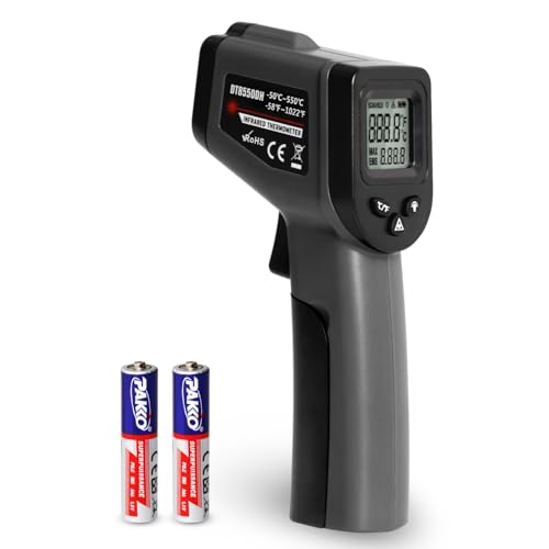 Seentech DT8380BH Industrial Infrared Thermometer - Non-Contact Temperature Tester for Kitchen & Industrial Use, -50°C to 380°C Range, High Precision with Laser Targeting (DT8550DH)