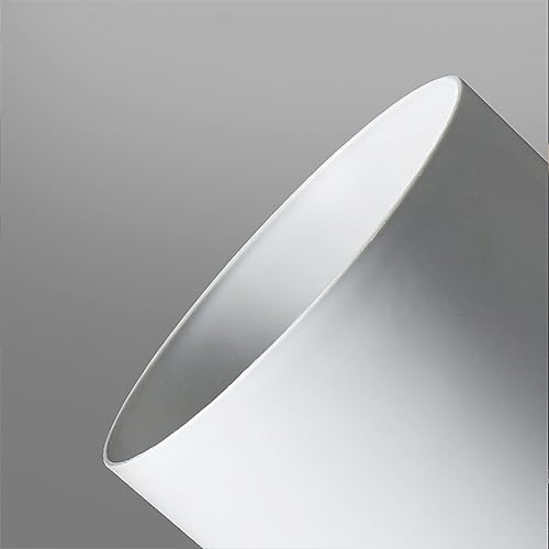 Poubelle salon et bureau compacte corbeille blanche - 7