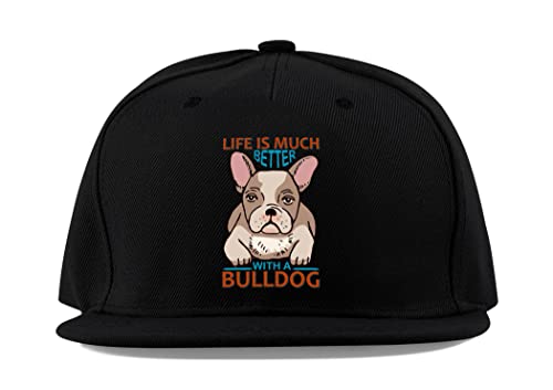 Casquette baseball Bulldog anti-transpiration coton noir réglable sport