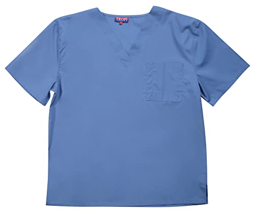 Tropi Men's Scrub Top Uniforms for Men 6951-CEIL-XXXL