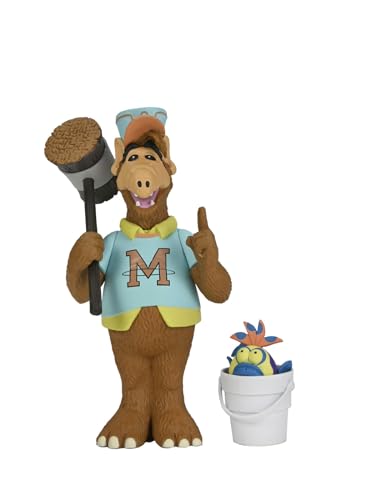Alf 6' Scale Actionfigur Toony Classic Baseball Alf aus Kunststoff, von NECA, in Blisterverpackung.