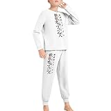 [GDGENMG] キッズ パジャマ 長袖 機動戦士ガンダム 鉄血のオルフェンズ 上下セット 子供服 男の子 女の子 ルームウェア ねまき 寝巻き 部屋着 可愛い 通気 柔軟 ナイトウェア 140CM