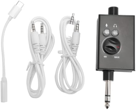Mobile Phone Sound Converter 6.35MM Interface PC Sound Card Mixer — 사진 4