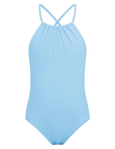 Image of Girls One Piece Swimsuits with Mesh Skirt Tanikini Bathing Suit Swimwear 6-14Y