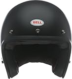 Bell Custom 500 Open-Face Motorcycle Helmet (Solid Matte Black, X-Large)