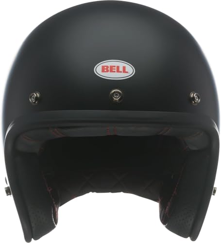 Bell Custom 500 Open-Face Motorcycle Helmet (Solid Matte Black, X-Large)